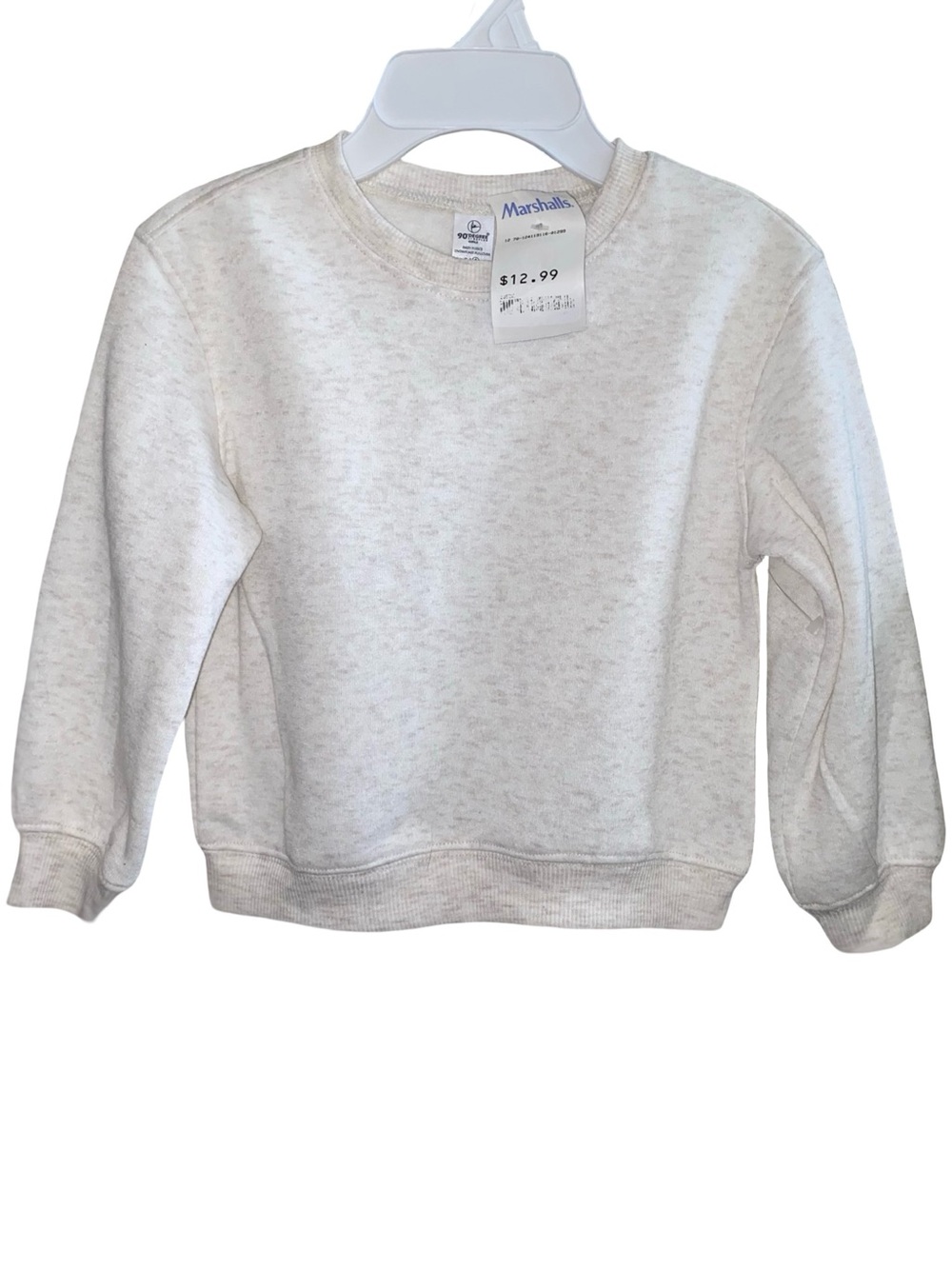 90 Degrees Kids Little Girls Toddlers Long Sleeve PullOver Fleece Size S/4